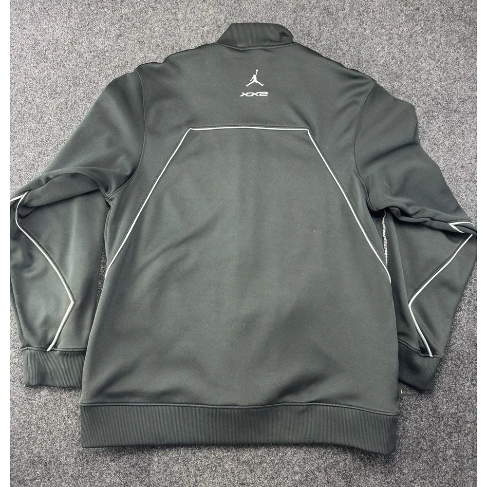 Jordan XX2 Track Jacket Full Zip Black Jumpman Piped Athletic Mens M